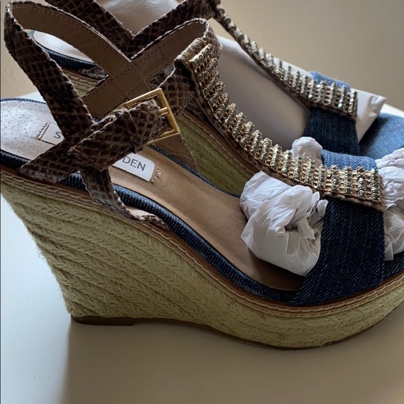 Wedges denim material - Picture 2 of 6